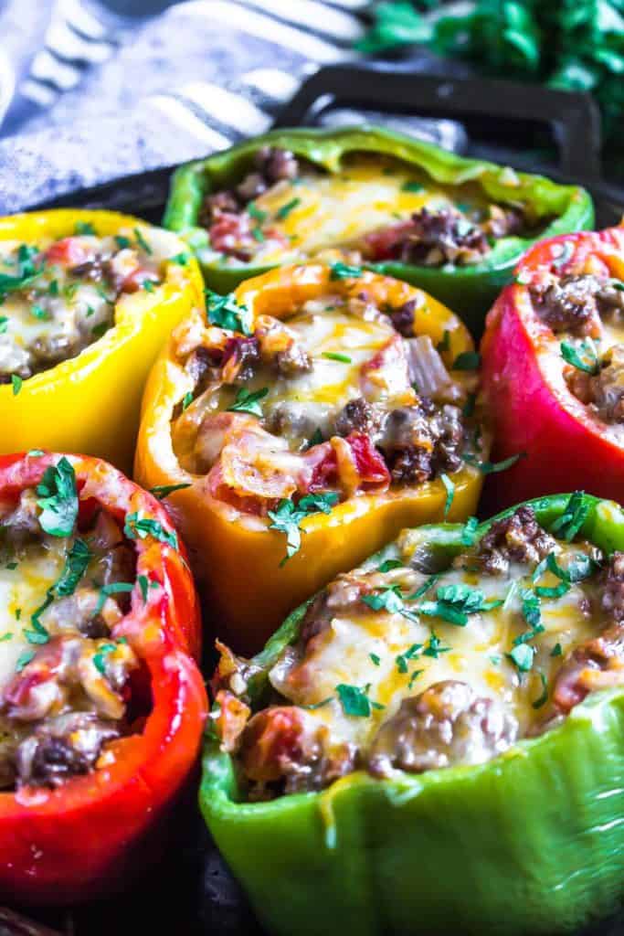 Keto Stuffed Bell Peppers