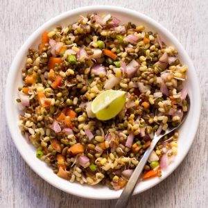 Steamed Sprouts with Veggies